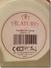 Alabaster Lampe Creme