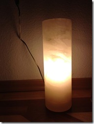 Alabaster Lampe ein 2