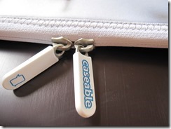 Caseable Zipper